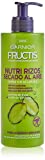 Garnier Fructis - Nutri Rizos Secado al Aire Crema Sin Aclarado para Pelo Rizado u Ondulado - 400 ml