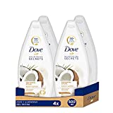 Dove Gel De Ducha Coco y Almendras - 4 Paquetes de 500 ml - Total: 2000 ml