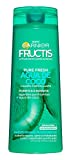 Garnier Fructis Pure Fresh Agua de Coco Champú Pelo Normal, con raíces grasas y puntas secas - 360 ml