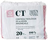 INDAS, Compresa Tocológica Algodón Impermeable, 20 unidades