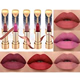 ONLYOILY Starry Matte Pintalabios - Color Sensational, Pintalabios Mate de Larga Duración, 5 colores,dia de la madre